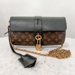 Louis Vuitton Glasses Case Bag Monogram Epi Noir